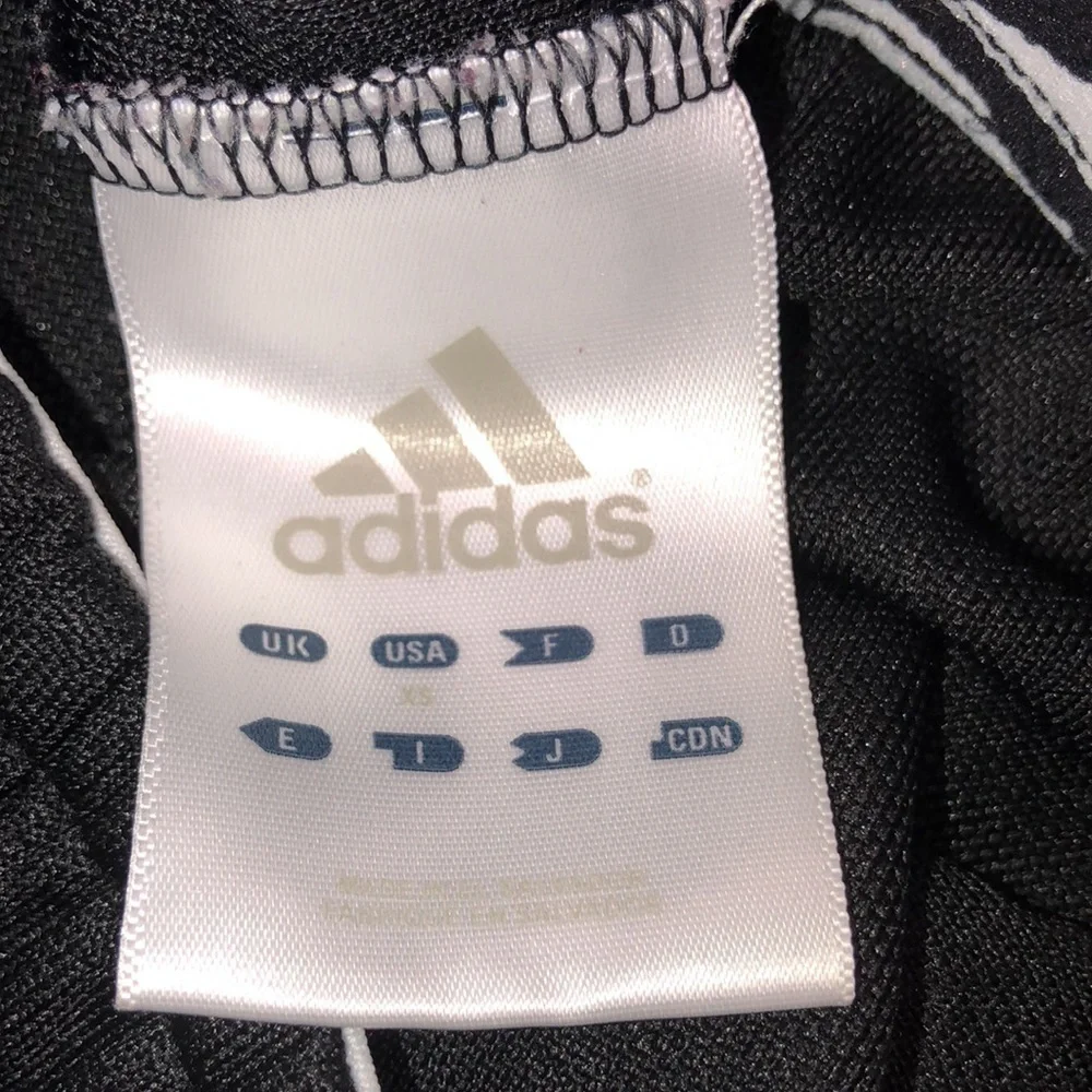 Adidas size xsmall kids black joggers pants
